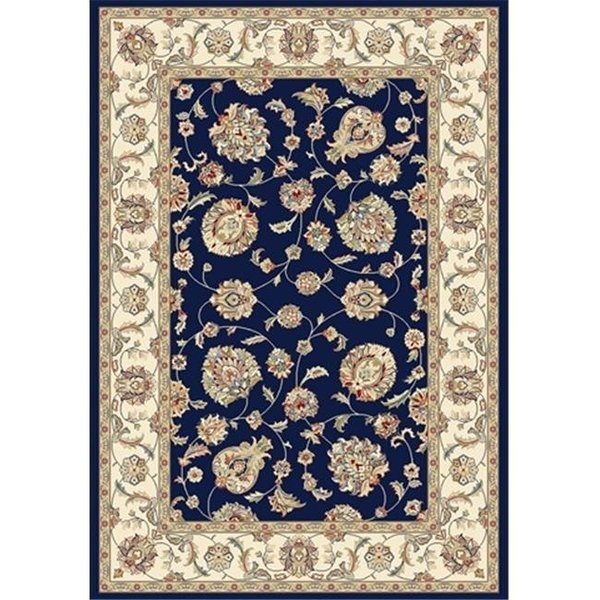 Dynamic Rugs Dynamic Rugs AN710573653464 Ancient Garden 6 ft. 7 in. x 9 ft. 6 in. 57365-3464 Rug - Blue/Ivory AN710573653464
